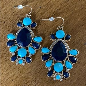 Pretty Blue Dangle Earrings